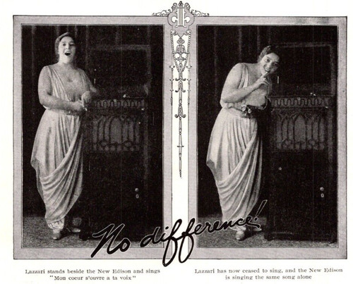 Antique new edison - ad,